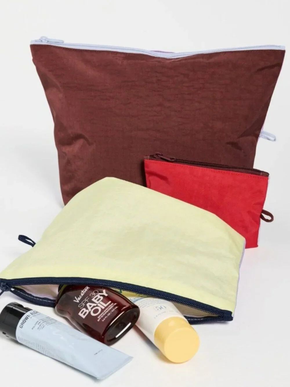 NWT Baggu Go Pouch Set Kaleidoscope Mix
